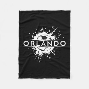 Orlando Soccer Fan Stadium Support Show Your Pride Fleece Blanket
