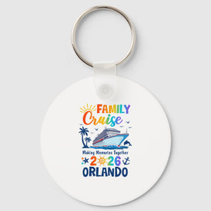 Orlando Vacation Family Cruise 2026 Family Matchin Key Ring