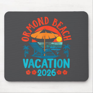 Ormond Beach Florida 2026 Family Vacation Beach Su Mouse Pad