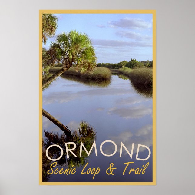 Ormond Scenic Loop and Trail Travel Poster (Front)