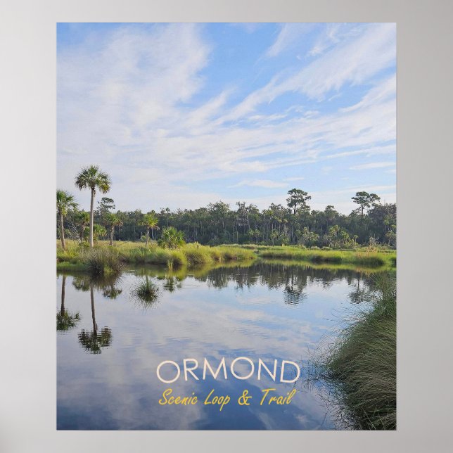 Ormond Scenic Loop and Trail Travel Poster (Front)