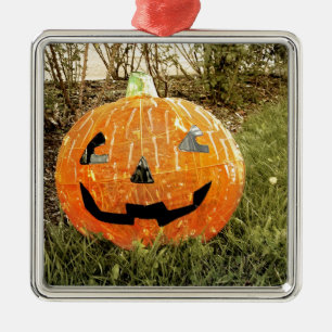 Ornage Old Metal Tree Decoration