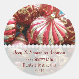 Ornament Address Stickers