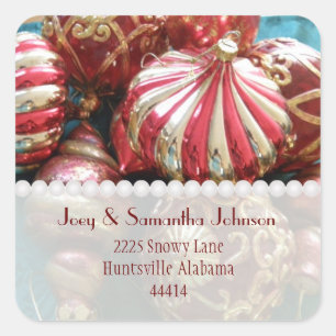 Ornament Address Stickers