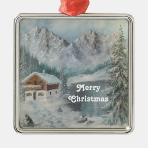 Ornament Ann Hayes Painting Bavarian Snow Dream