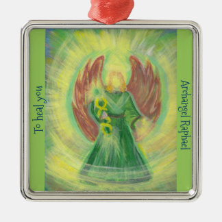 Ornament: Archangel Raphael Metal Ornament