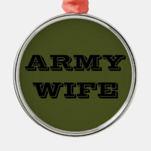 Ornament Army Wife