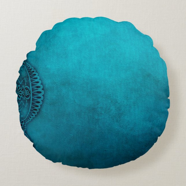 Ornament background image template round cushion (Front)