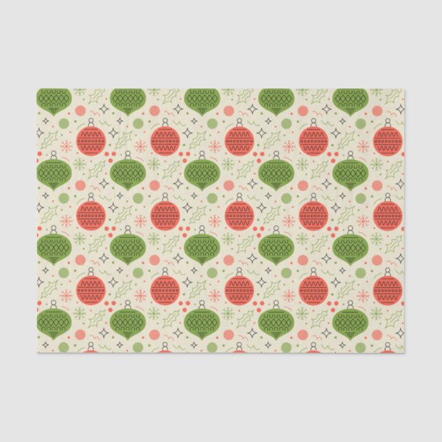 Ornament Bliss Tissue Paper (Front)