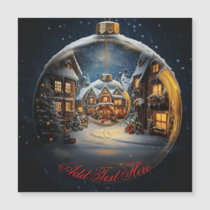 Ornament Christmas Card – Custom Text