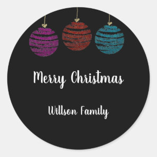 ornament Christmas Sticker 