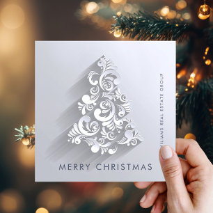 Ornament Christmas Tree Corporate Greeting Holiday Card