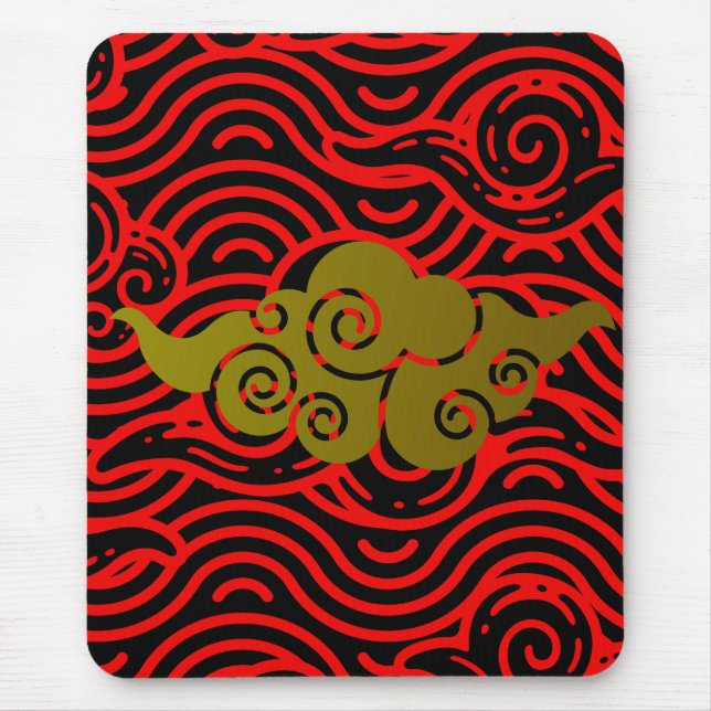ornament cloud mouse pad (Front)