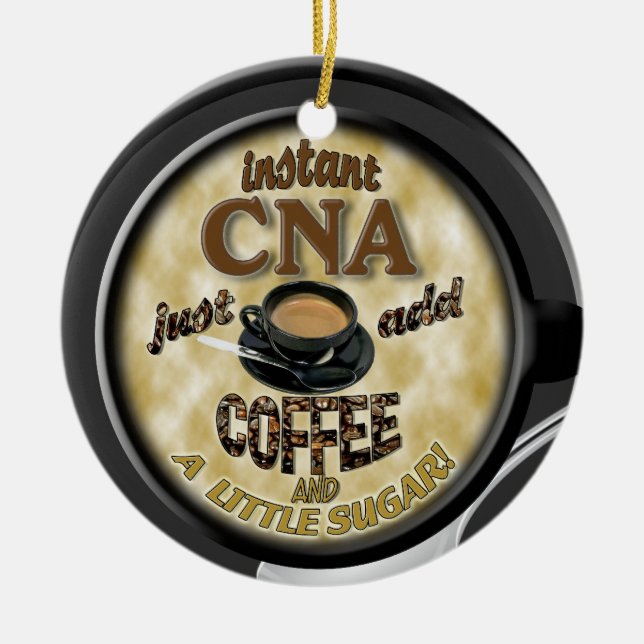 ORNAMENT CNA CERTIFIED NURSING ASSISTANT COFFEE (Front)