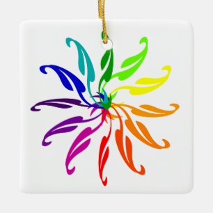 Ornament - Colour Wheel Leaves