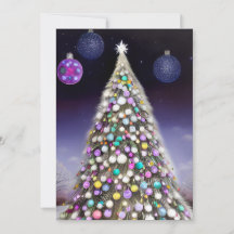 Ornament Covered Christmas Tree