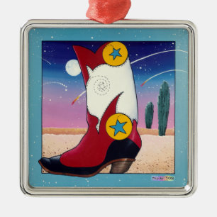 Ornament - Cowboy Boot, All Dressed Up