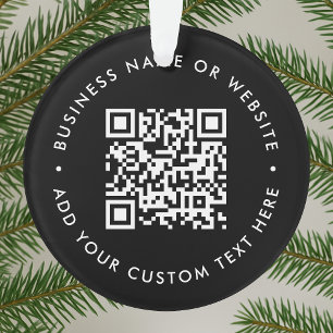 Ornament Custom QR Code Business Promotional