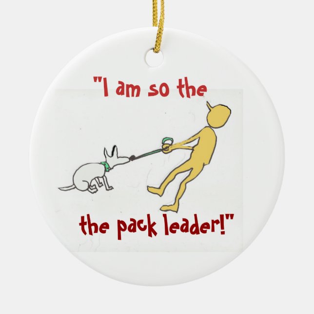 Ornament Dog Trainer Humour (Front)