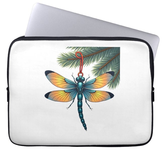Ornament Dragonfly Laptop Sleeve (Front)