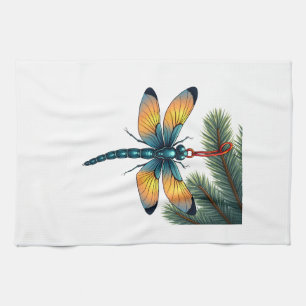 Ornament Dragonfly Tea Towel