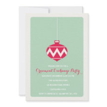 Ornament Exchange Holiday Party Invitation