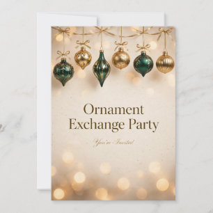 Ornament Exchange Party Invitation