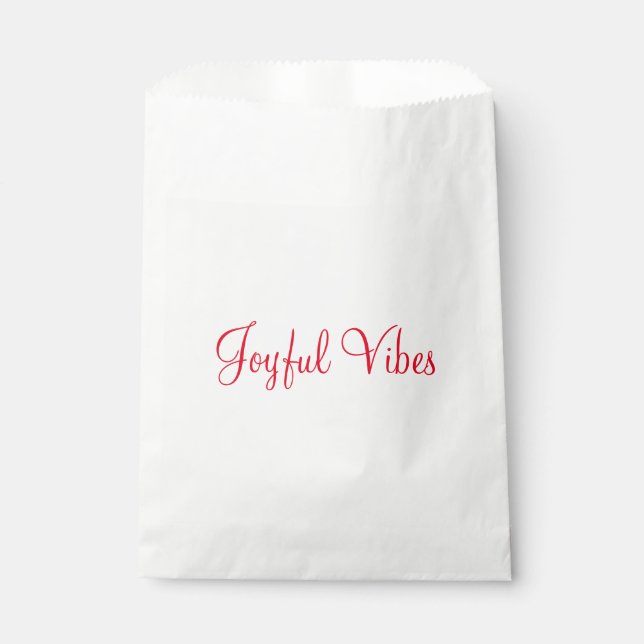 Ornament Favour Bag (Front)