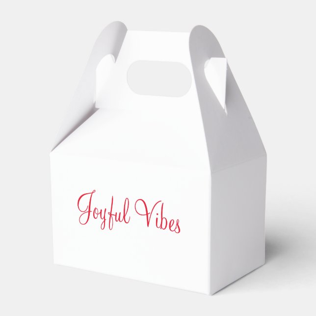 Ornament Favour Box (Front Side)
