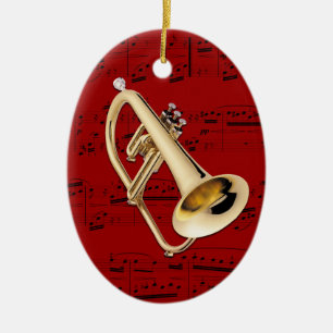 Ornament - Flugelhorn - Pick your colour