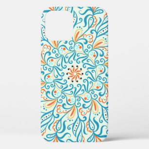 Ornament for ceramic tile. Abstract pattern. iPhone 12 Case