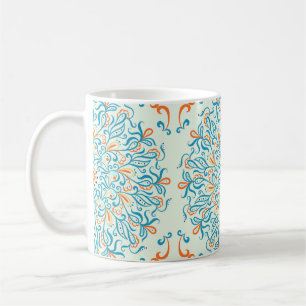 Ornament for ceramic tile. Abstract pattern. Coffee Mug