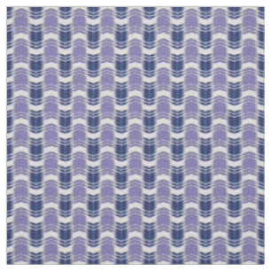 Ornament from blurred lines in blue. fabric
