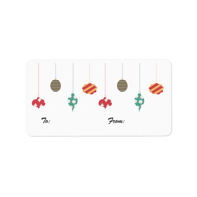 Ornament Gift Tags (Front)