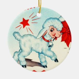 Ornament-Holiday Art-Vintage Christmas 7 Ceramic Tree Decoration