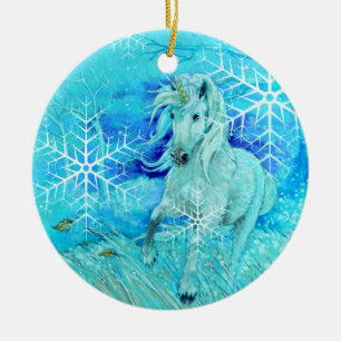 Ornament - Holiday Winter Unicorn