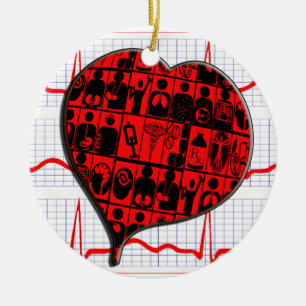 ORNAMENT MEDICAL SPECIALTIES - HEART - CARDIOGRAM