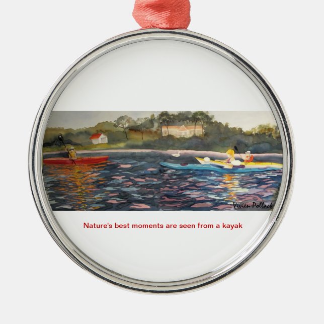 Ornament Nature's best moments kayak (Front)