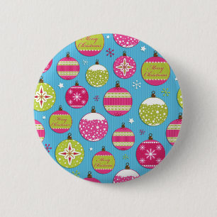 Ornament pattern 6 cm round badge