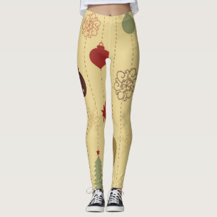 Ornament pattern leggings