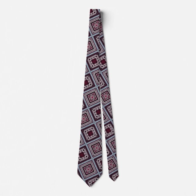 Ornament Pattern Tie (Front)