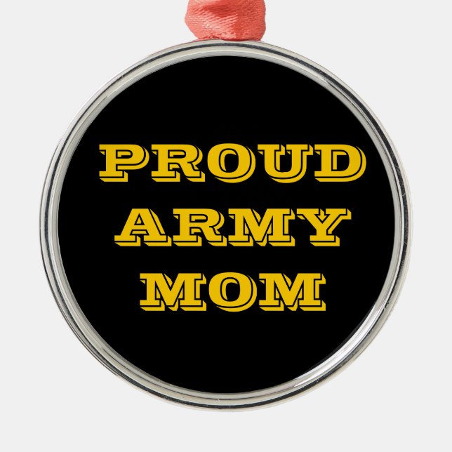 Ornament Proud Army Mum (Front)