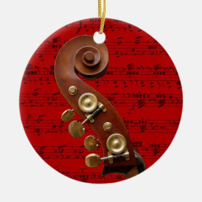 Ornament - Scroll with music - Pick your colour (Front)
