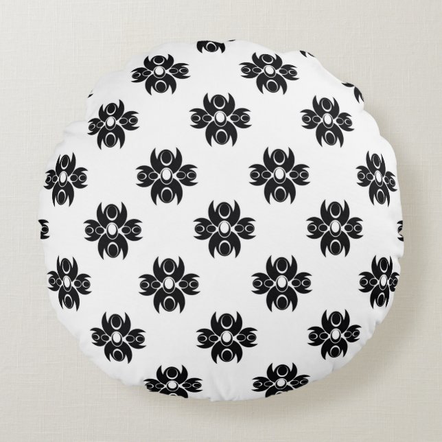 Ornament seamless patternabstract,arabesque,arabic round cushion (Front)