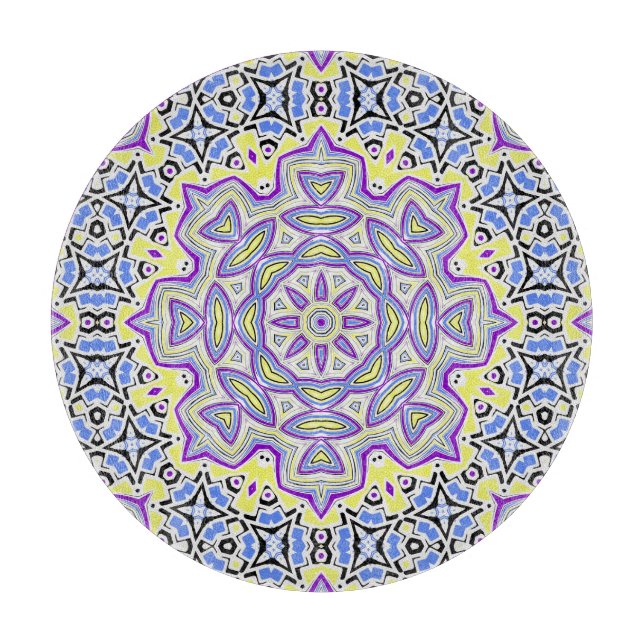 Ornament snowflake cutting board (Front)