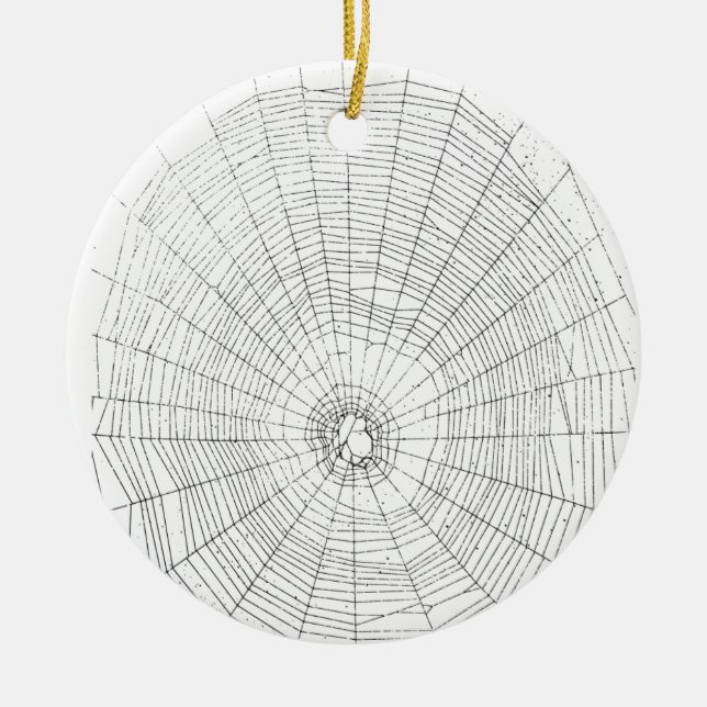 Ornament, Spiderweb Halloween Decoration (Front)