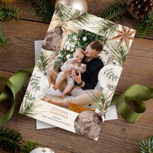 Ornament Surround Photo Holiday Card