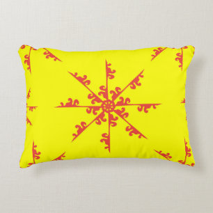 Ornament Swirl Pattern vintage illustrationabstrac Decorative Cushion
