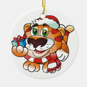 Ornament: Tiger Christmas Ornament