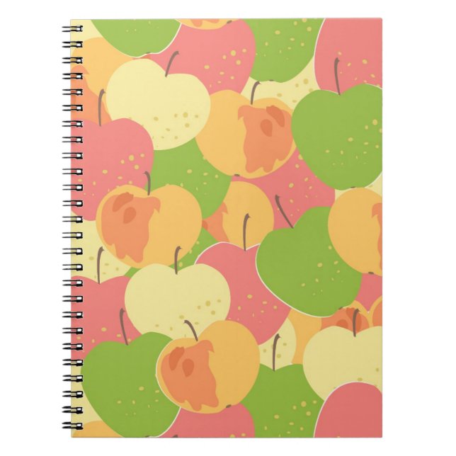 Ornament With Apples Notebook (Front)